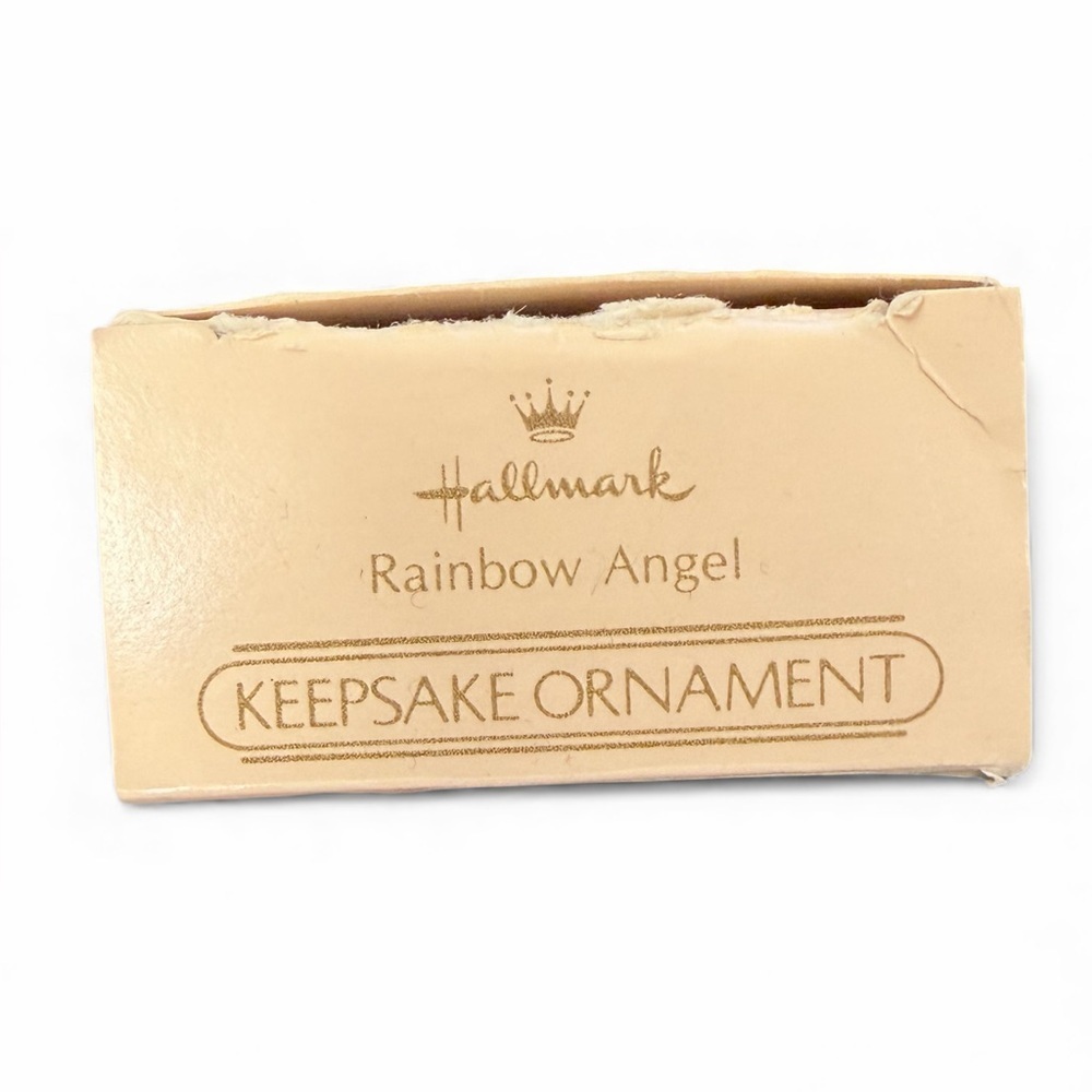 1983 Hallmark “Rainbow Angel” Keepsake Ornament with original box - Picture 8 of 12